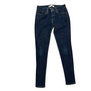 Signature By Levi Strauss Womens High Rise Pull On Jegging Jeans Blue Stretch S